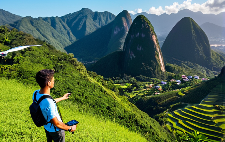 미니 드론 추천 - DJI Mini 3 Pro in Flight**

"A DJI Mini 3 Pro drone hovering in a scenic landscape in Brazil, fully ...