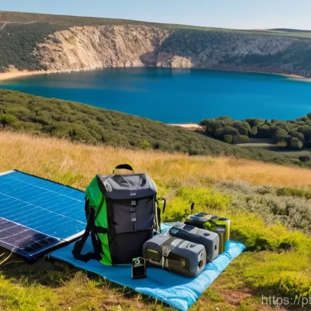 포터블 캠핑 가전 활용 - **Prompt 1: "The Self-Sufficient Adventurer's Hub"**
    A wide-angle, vibrant, and naturalistic pho...