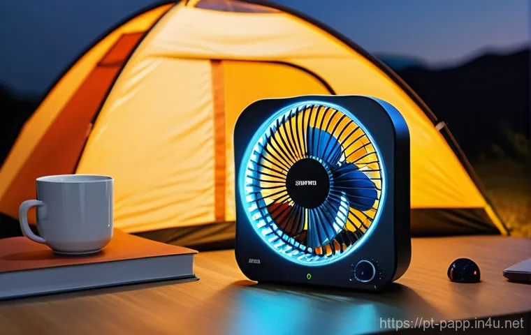 휴대용 선풍기 사용법 - **"Portuguese Summer Refreshment Journey"**
    A vibrant, sun-drenched scene depicting various port...